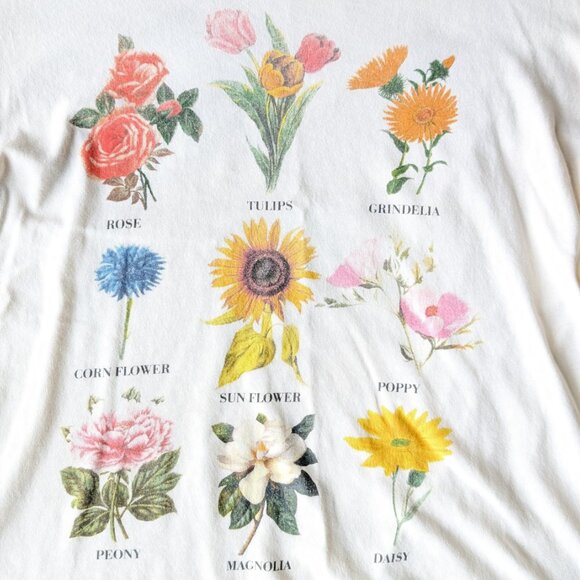 Fifth Sun and Doe Flowers Mushrooms Cacti Graphic Tee Bundle small medium - Picture 3 of 16